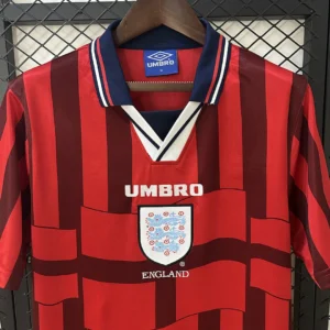 Retro 1998 England Jersey