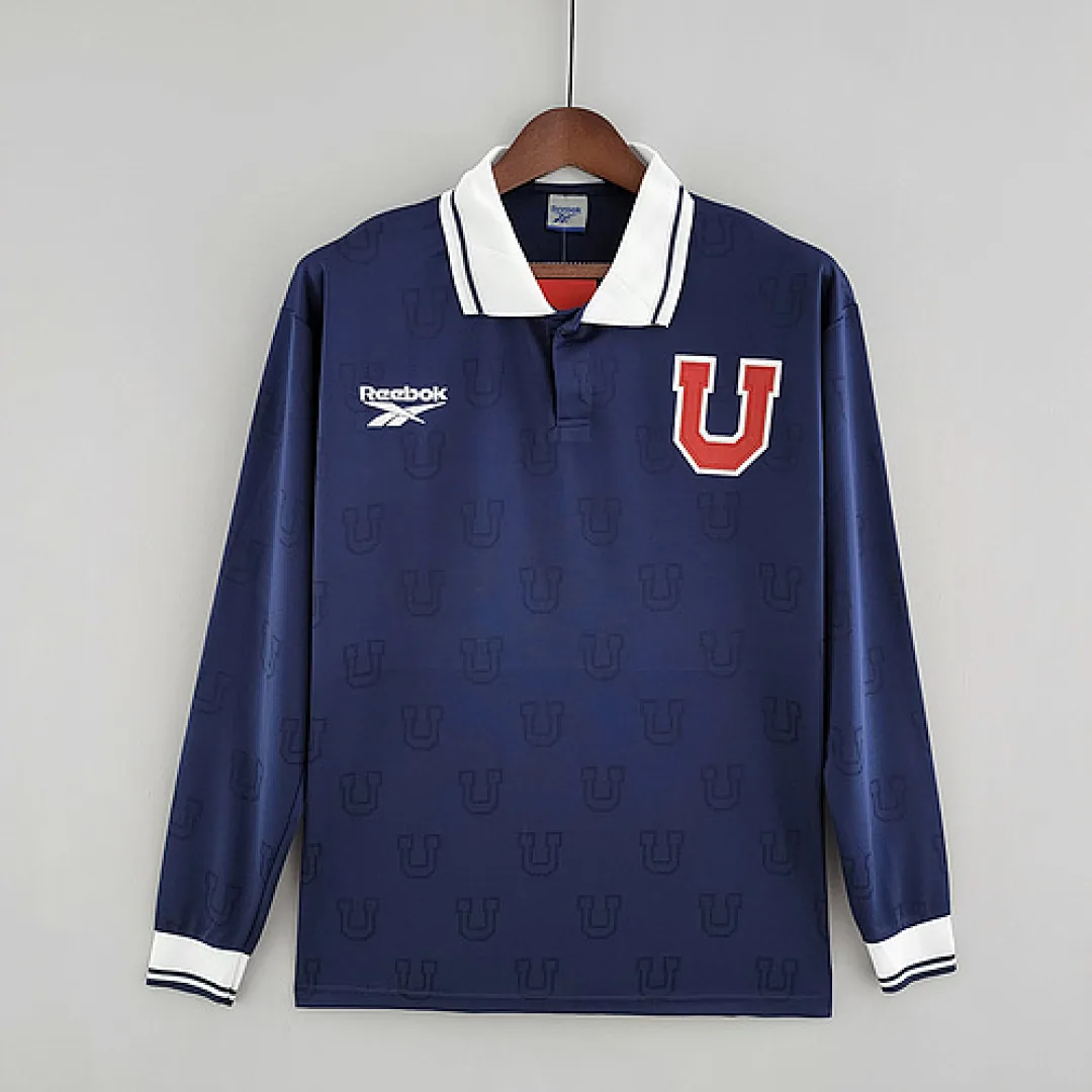 Retro 1998 Long Sleeve University of Chile Home Jersey