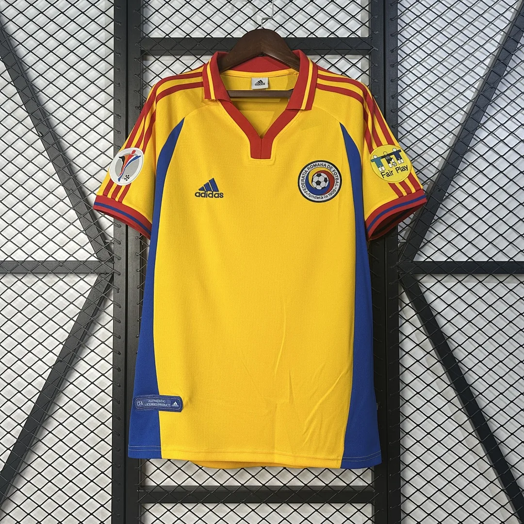 Retro 2000 Romania Home Jersey