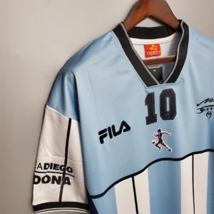 Retro 2001 Argentina Maradona #10 Commemorative Edition Jersey