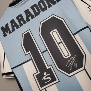 Retro 2001 Argentina Maradona #10 Commemorative Edition Jersey