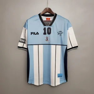 Retro 2001 Argentina Maradona #10 Commemorative Edition Jersey
