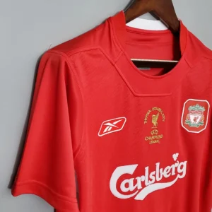 Retro 2005 Liverpool Champions League version Home Jersey