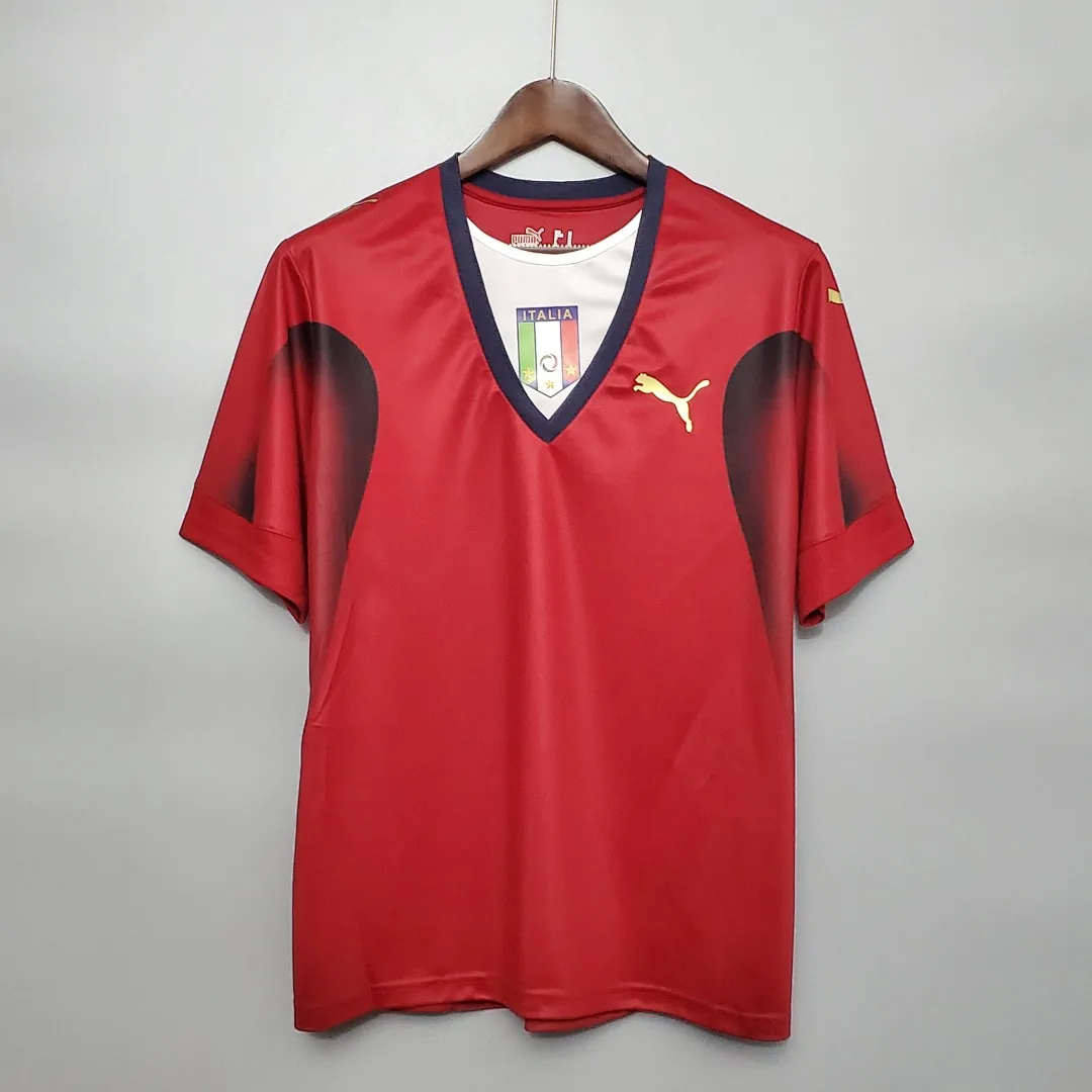 Retro 2006 Italy Red Jersey