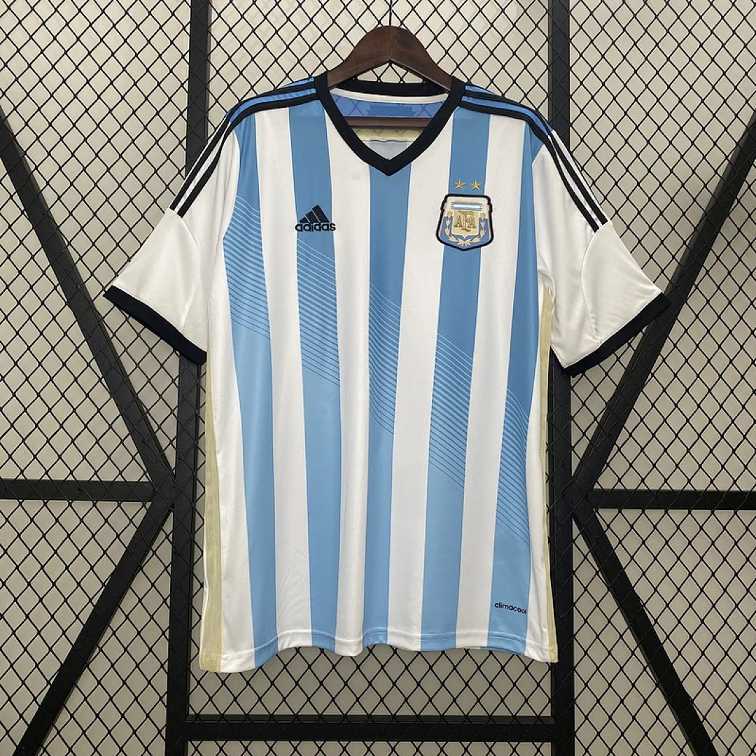 Retro 2014 Argentina Home Jersey