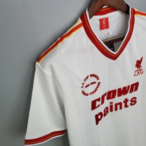 Retro 1985/1986 Liverpool Away white Jersey