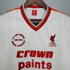 Retro 1985/1986 Liverpool Away white Jersey