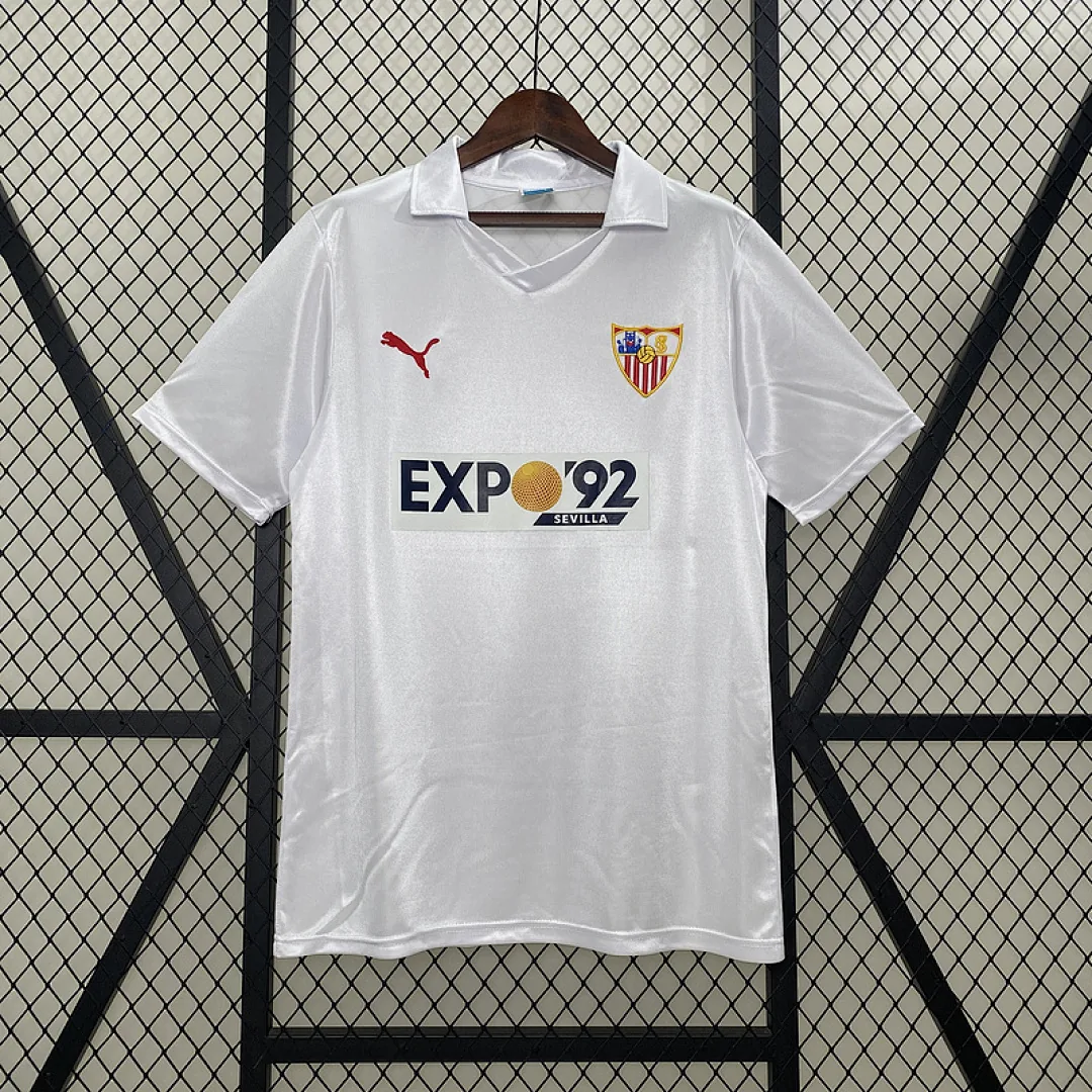 Retro 1987/1990 Sevilla Home Jersey