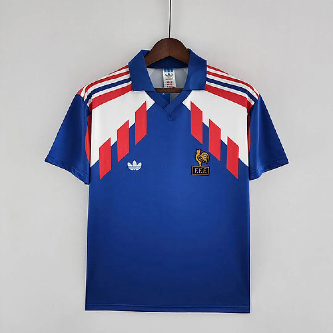 Retro 1988/1990 France Home Jersey