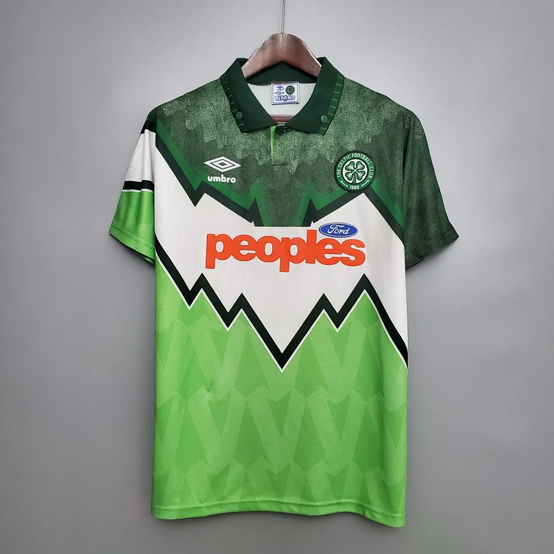 Retro 91 92 Celtic Home Jersey