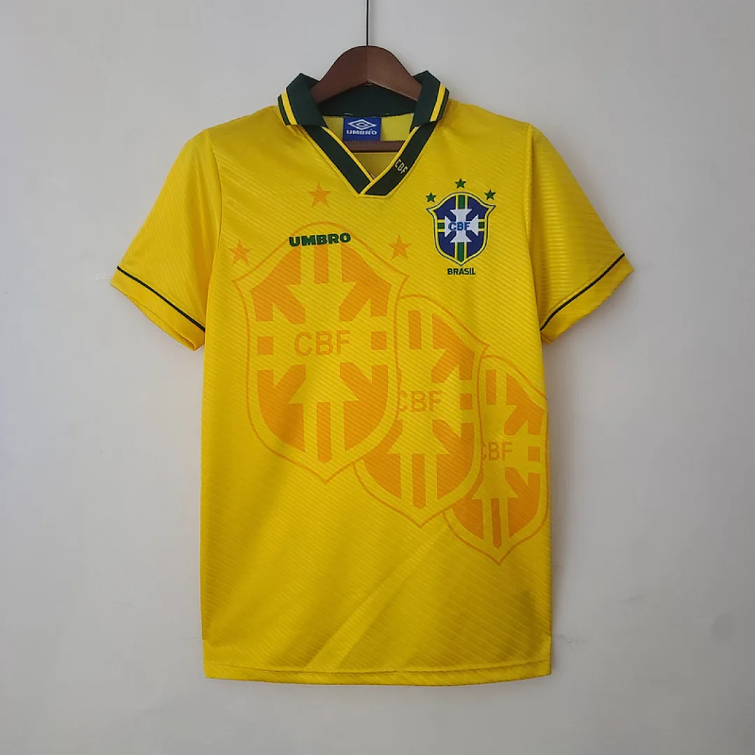 Retro 1993/1994 Brazil Home Jersey