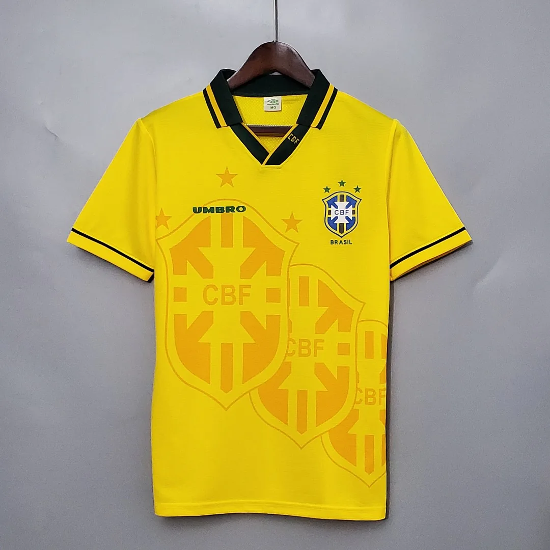 Retro 1993/1994 Brazil Home Jersey