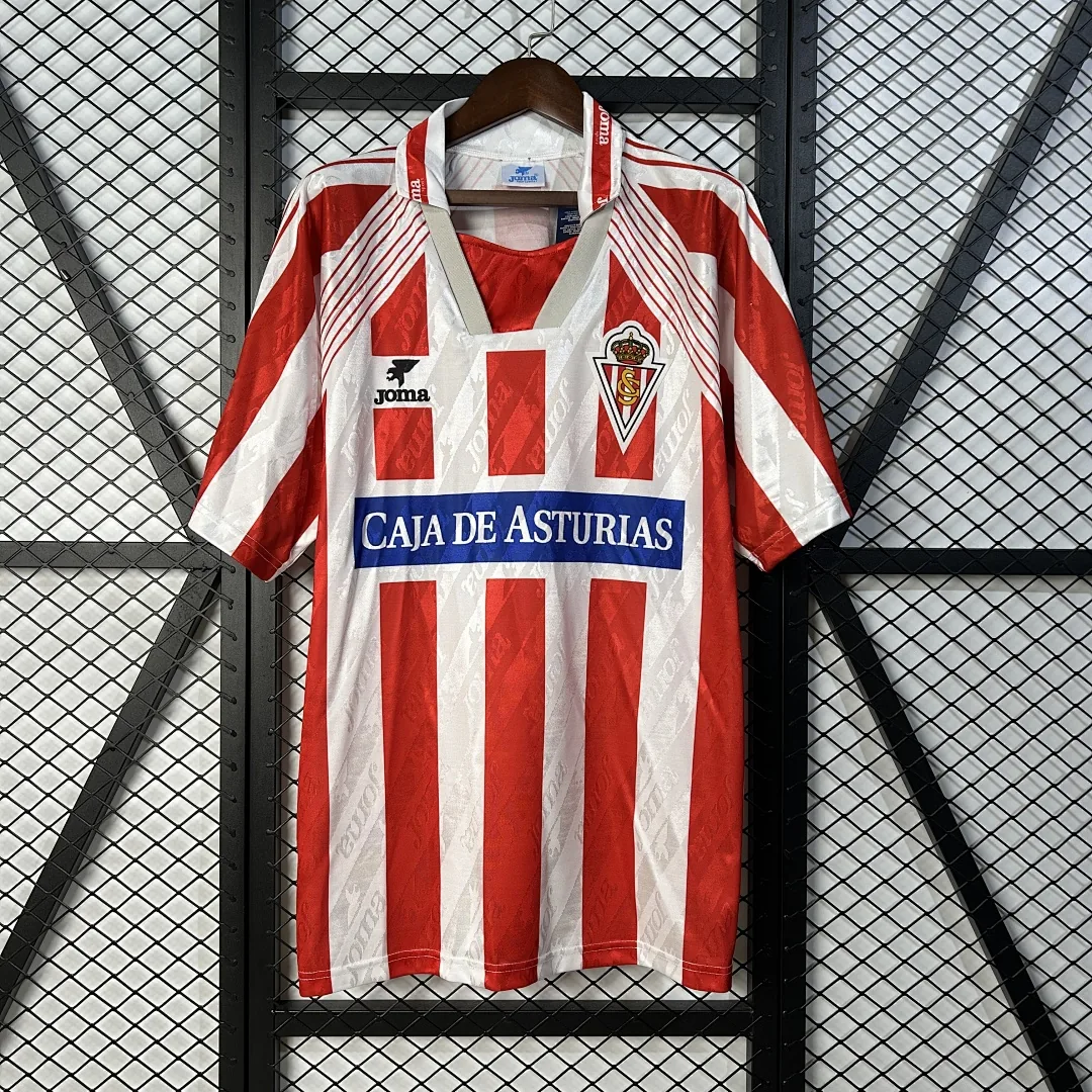 Retro 1994/1995 Sporting Gijon Home Jersey