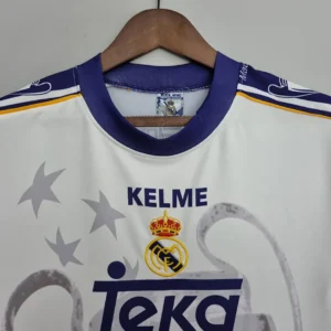 Retro 1997/1998 Real Madrid Champions League 7 Champions Commemorative Edition Jersey
