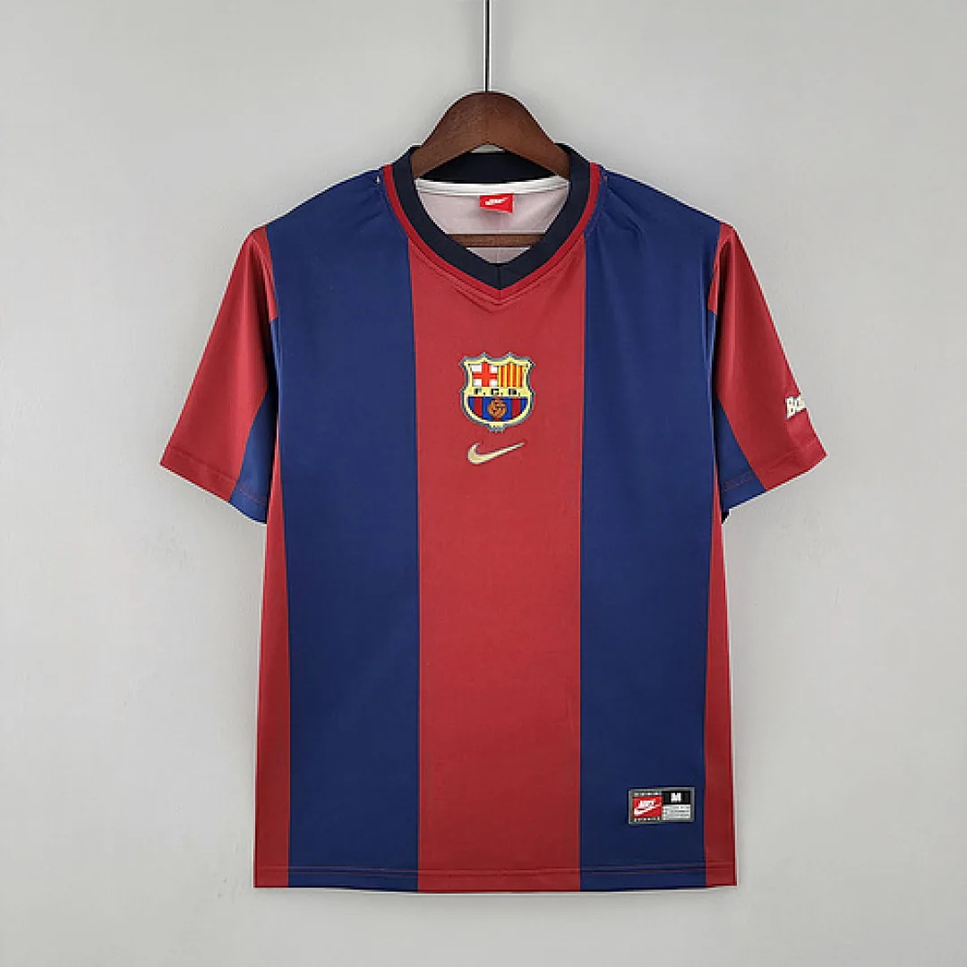 Retro 1998/1999 Barcelona Home Jersey