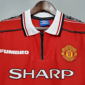 Retro 1998/1999 Manchester United Home Jersey