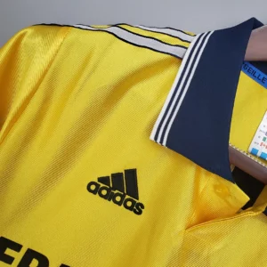 Retro 1998/1999 Marseille Away yellow Jersey