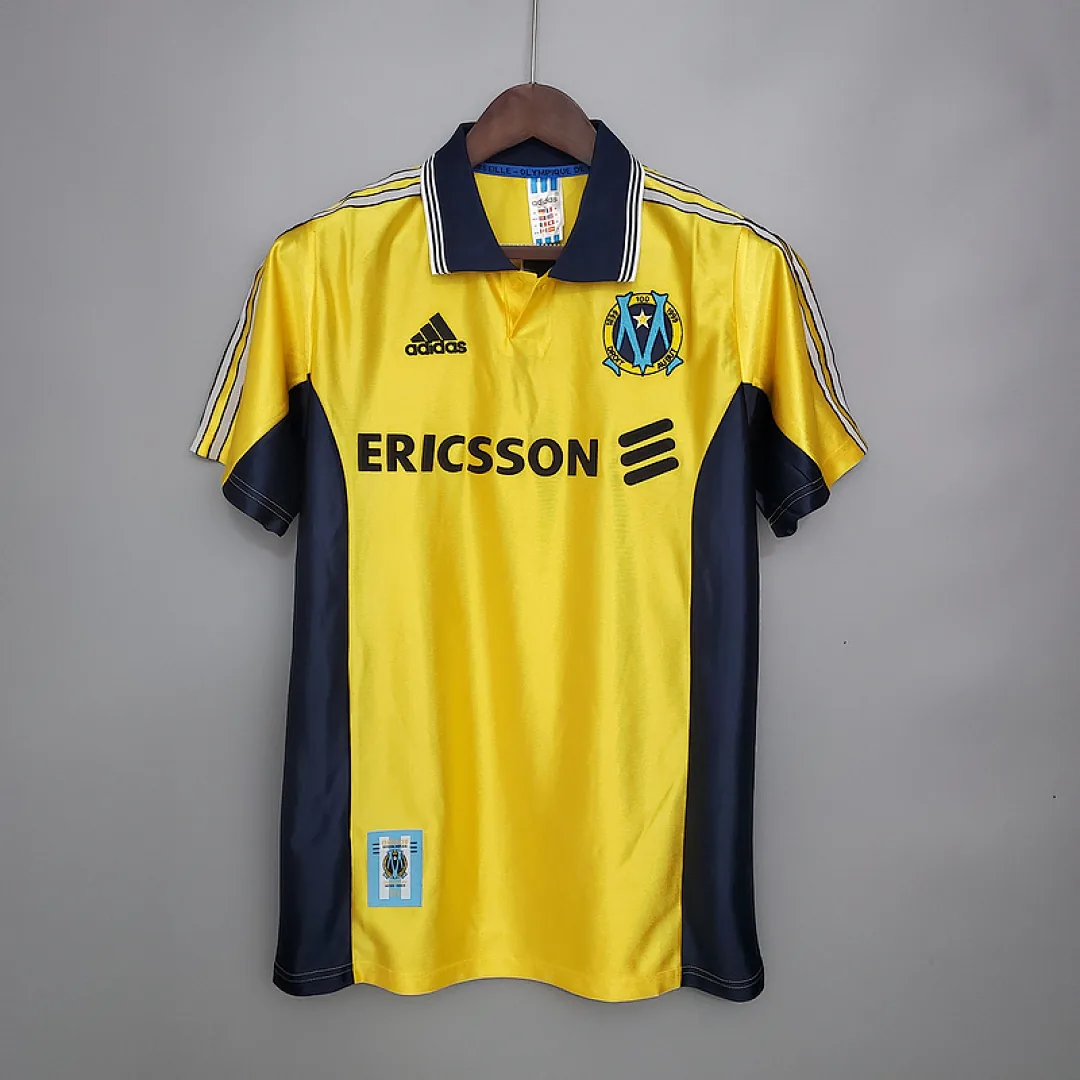 Retro 1998/1999 Marseille Away yellow Jersey