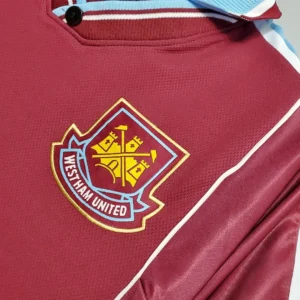 Retro 1999/2001 West Ham United Home Jersey