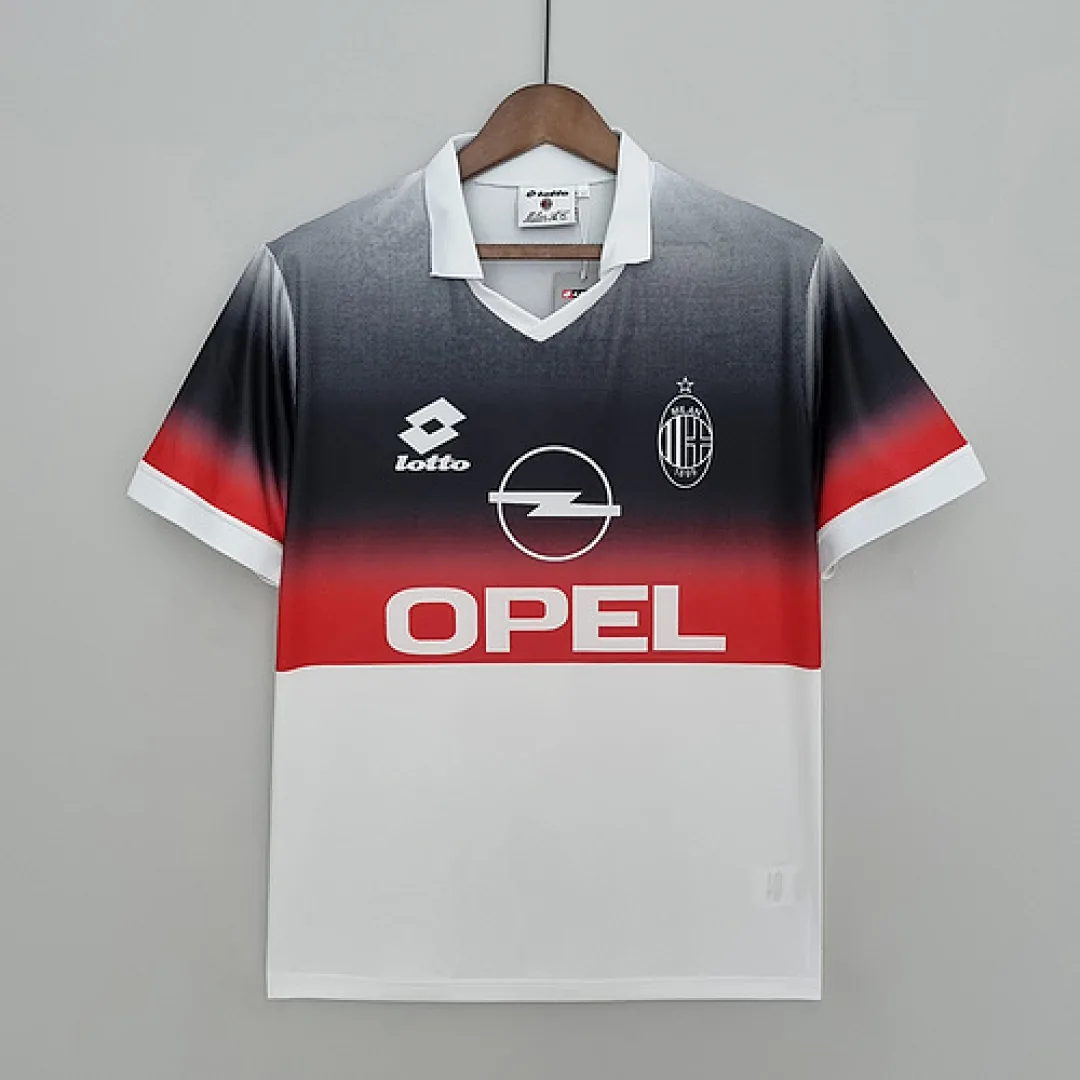 Retro AC 1995/1996 Training Suit Black & White Jersey