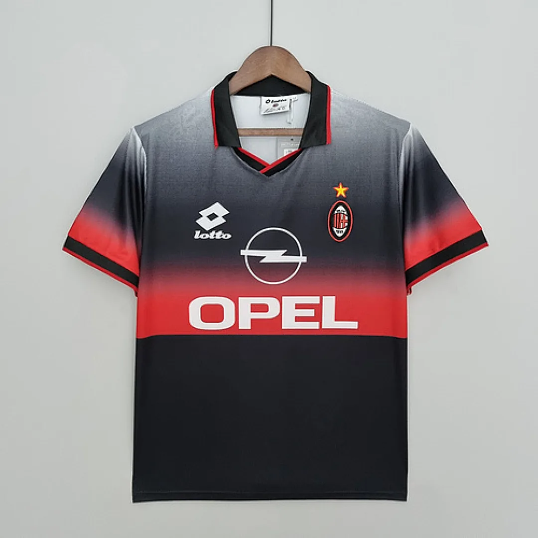 Retro AC 1995/1996 Training Suit Black Jersey