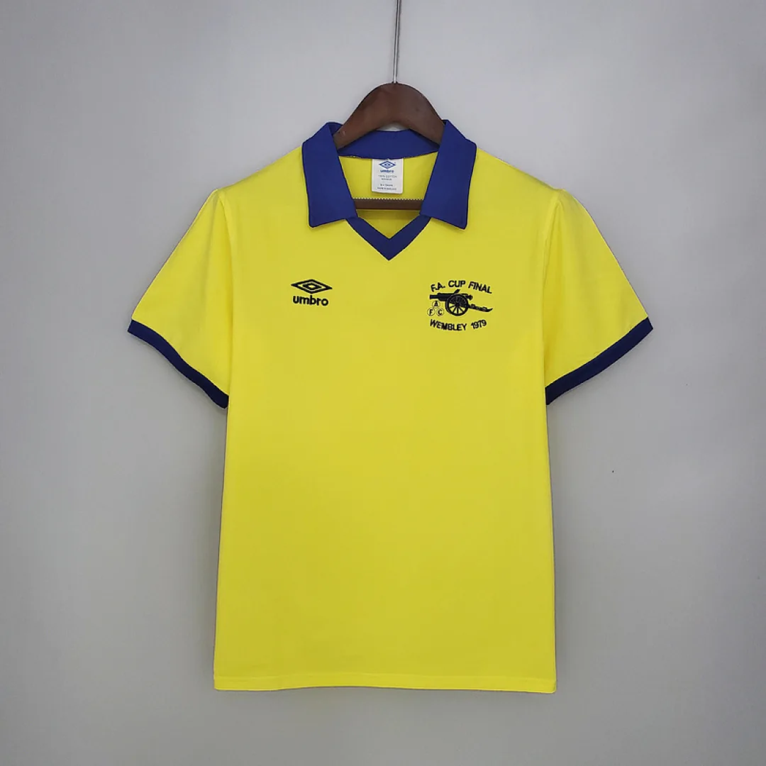 Retro Arsenal 1971/1979 Away yellow Jersey