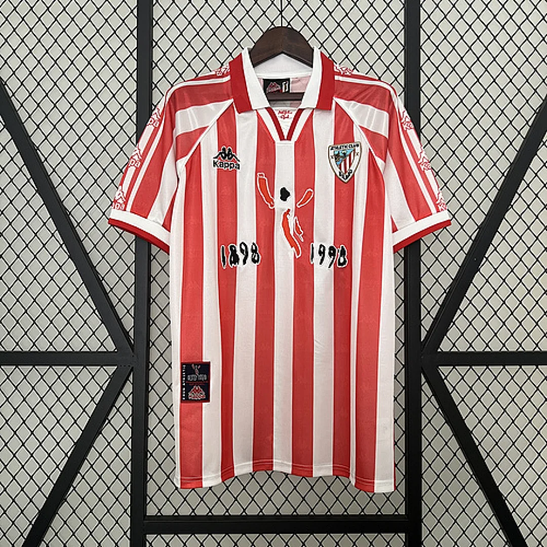 Retro Athletic Bilbao 100th Anniversary Home Stadium Jersey