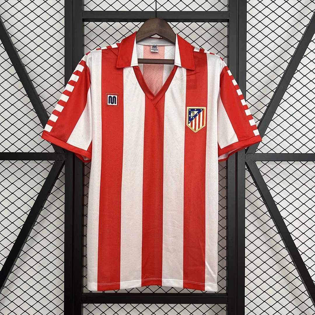 Retro Atletico Madrid 1982/1983 Home Jersey