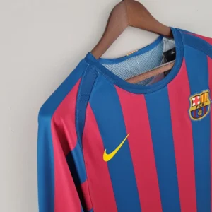 Retro barcelona 2005/2006 Long Sleeve Home Jersey