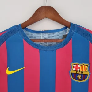 Retro barcelona 2005/2006 Long Sleeve Home Jersey