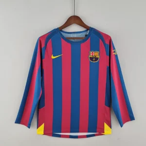 Retro barcelona 2005/2006 Long Sleeve Home Jersey