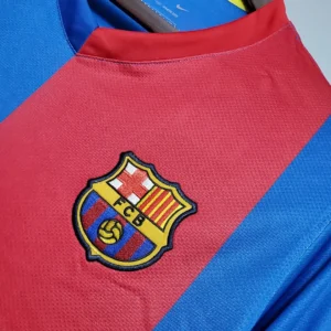 Retro Barcelona 2006/2007 Long Sleeve Home Jersey