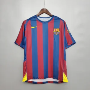 Retro Barcelona 2006 UEFA Champions League Home Jersey