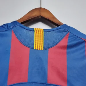 Retro Barcelona 2006 UEFA Champions League Home Jersey