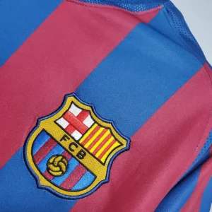 Retro Barcelona 2006 UEFA Champions League Home Jersey