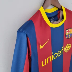 Retro Barcelona Long Sleeve 2006 UEFA Champions League Home Jersey