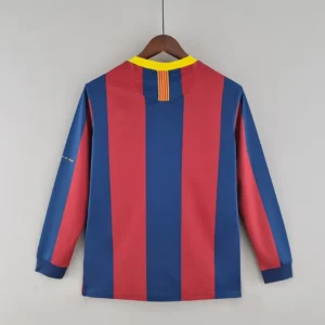 Retro Barcelona Long Sleeve 2006 UEFA Champions League Home Jersey