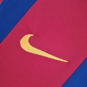 Retro Barcelona Long Sleeve 2006 UEFA Champions League Home Jersey