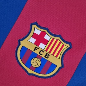 Retro Barcelona Long Sleeve 2006 UEFA Champions League Home Jersey