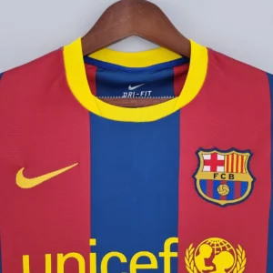 Retro Barcelona Long Sleeve 2006 UEFA Champions League Home Jersey