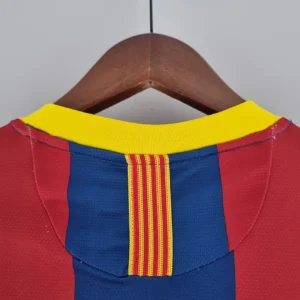 Retro Barcelona Long Sleeve 2006 UEFA Champions League Home Jersey