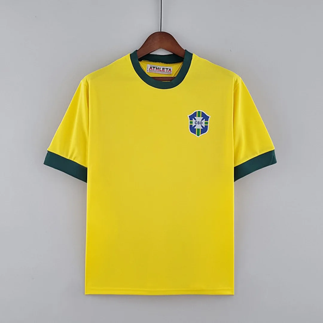 Retro brazil 1970 Home Jersey