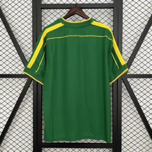 Retro Brazil 1998 Goalkeeper Green Jersey
