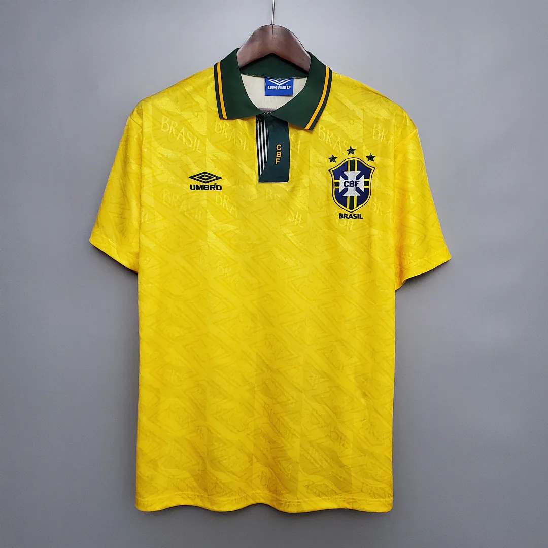 Retro Brazil 1991/1993 Home Jersey