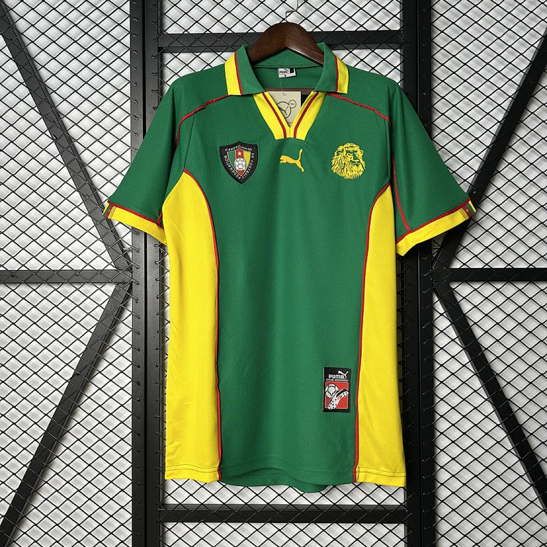 Retro Cameroon 1998 Home Jersey