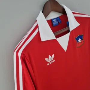 Retro chile 1982 Long Sleeve Home Jersey