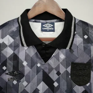 Retro England 1990 black Away Jersey