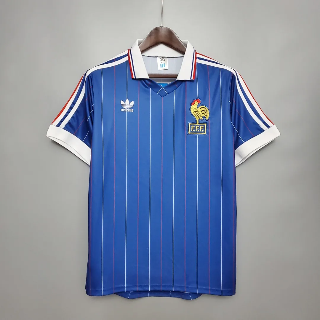 Retro France 1982 Home Jersey