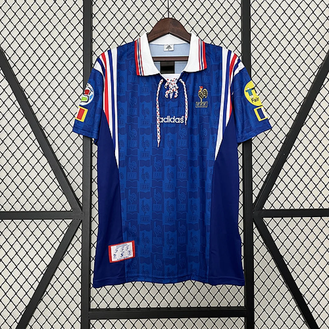 Retro France 1996 Home Jersey