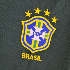 Retro Goalkeeper Brazil 1998 Dark Green Jersey